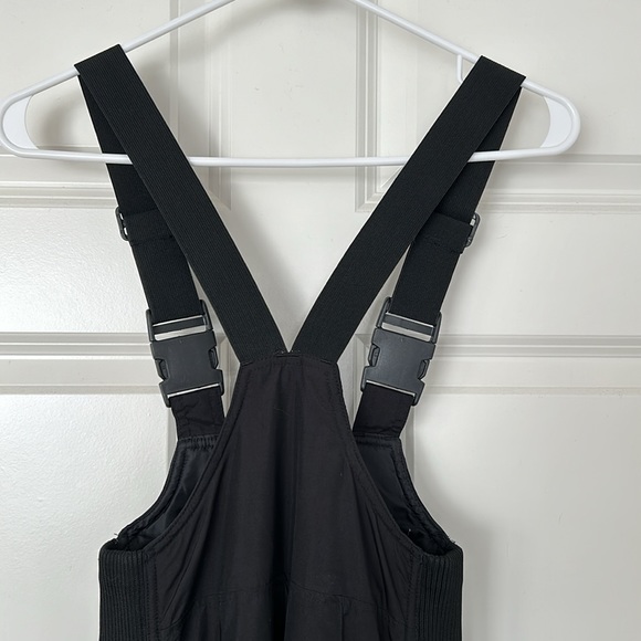 Kids Black Snow Bib - Size 10 - Picture 3 of 8